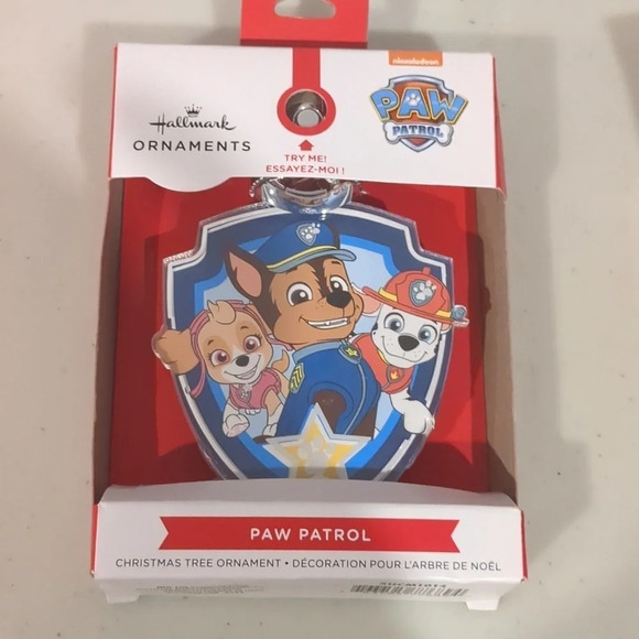 Hallmark Christmas Ornament Paw Patrol Chase, Skye, Marshall  with Light NWT - Picture 3 of 4